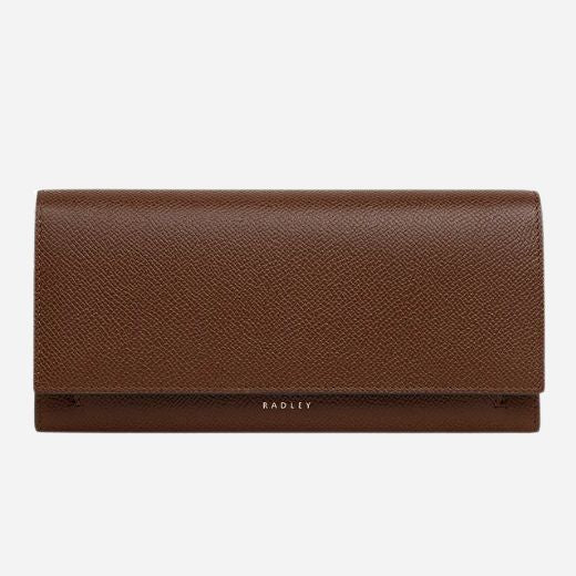 The Picton Place Chocolate Brown Large Flapover Wallet by Radley.