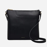 The Pockets Black Small Zip Top Cross Body Bag by Radley.