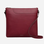 The Pockets Carmine Red Leather Large Zip Top NS Cross Body Bag by Radley.