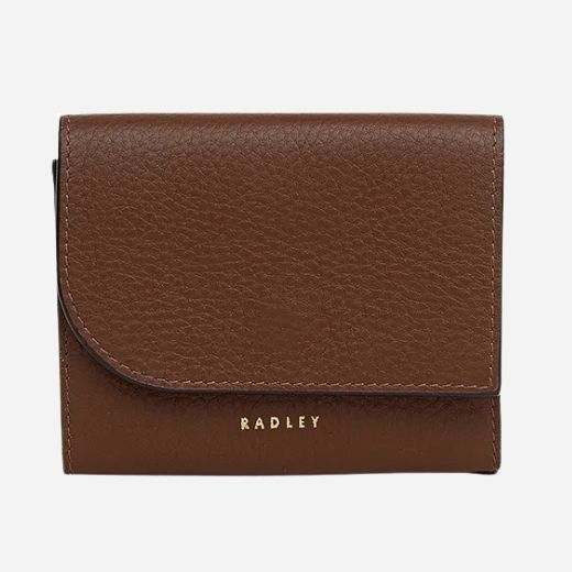The Pockets Chocolate Brown Small Trifold Purse by Radley.
