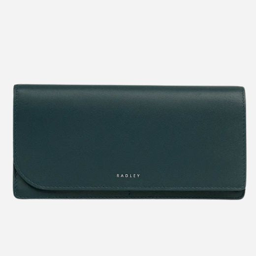 The Pockets Teal Large Bifold Wallet by Radley.