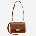 The Belsize Toffee Brown Leather Small Flapover Shoulder Bag by Radley.