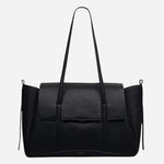 The Chancery Black Large Flapover Shoulder Bag by Radley.