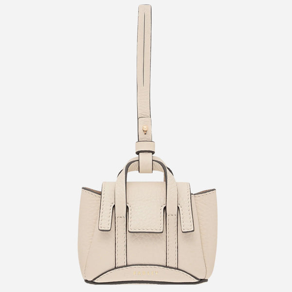The Radley The Chancery Salt White Leather Bag Charm by Radley.