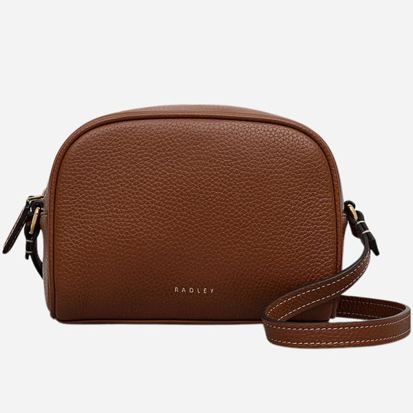 The Radley The Daily Cognac Leather Small Zip Around Cross Body Bag by Radley.