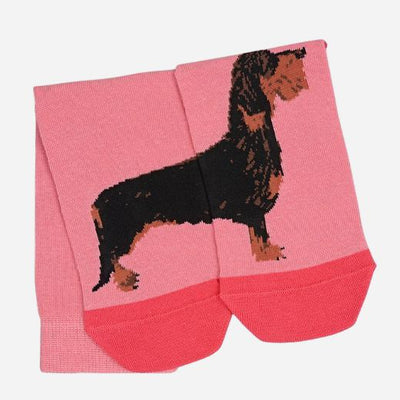 The Vintage Rose Radley & Friends Pair of Socks with Dog Design by Radley.