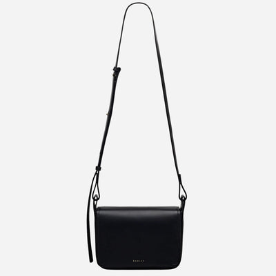 The Westwell Lane Black Small Flapover Cross Body Bag by Radley.