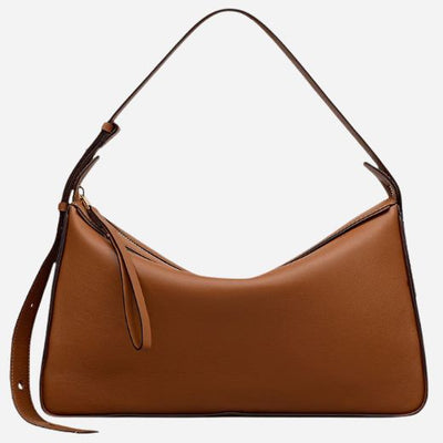 The Westwell Lane Toffee Brown Leather Large Zip Top Shoulder Bag by Radley.