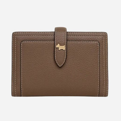The Willis Street Coffee Brown Leather Medium Bifold Purse by Radley.