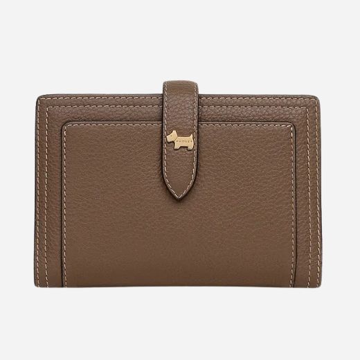 The Willis Street Coffee Brown Leather Medium Bifold Purse by Radley.
