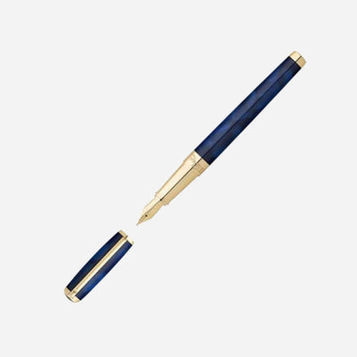 The S.T. Dupont Paris Blue Chinese Lacquer Atelier Fountain Pen by S.T. Dupont.