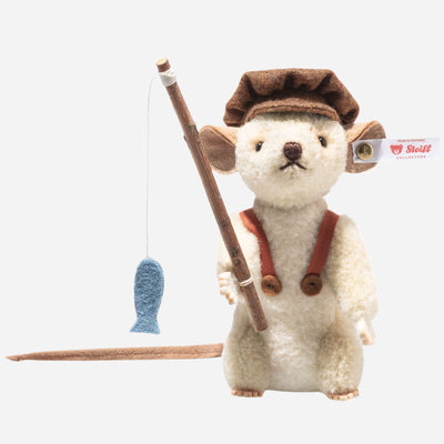 The Steiff 12 cm Limited Edition Beige Huckleberry Finn Mouse by Steiff.