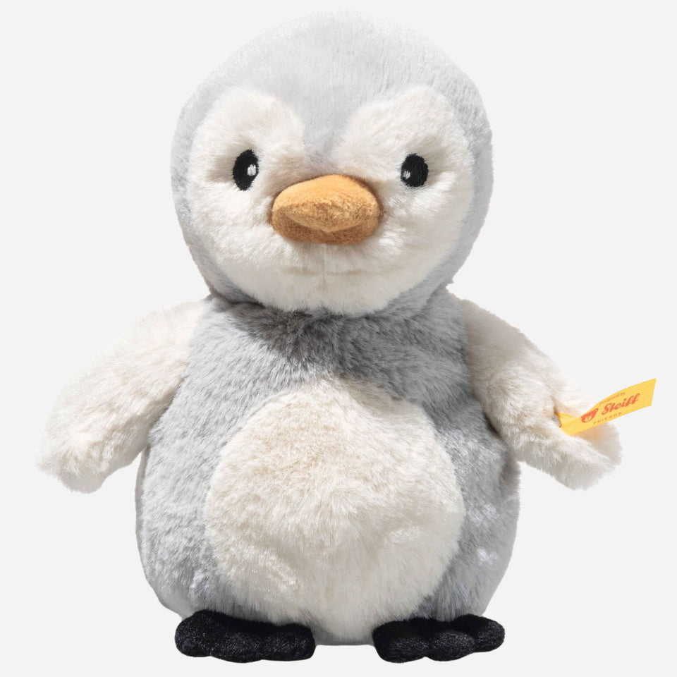 The Steiff 14 cm Lio the Penguin with Rattle by Steiff.