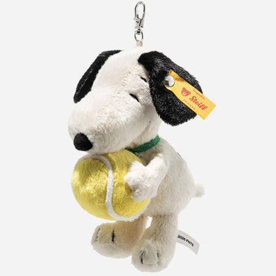 The Steiff 15 cm Tennis Snoopy Pendant with Plush Tennis Ball by Steiff.
