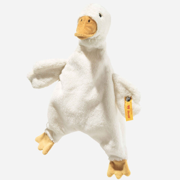 The Steiff 28 cm Gilda the Goose Comforter by Steiff.