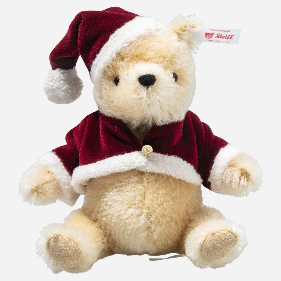 The Disney Limited Edition Christmas Winnie the Pooh 17 cm by Steiff.