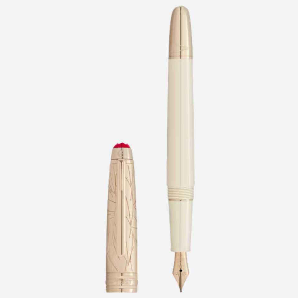 The Meisterstück Doué Classique Ivory Romeo & Juliet Fountain Pen by Montblanc.