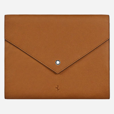 The Montblanc Meisterstück Brown Leather Great Masters Ferrari Classica Medium Envelope Notes Holder by Montblanc.
