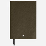 The Montblanc Fine Stationery Medium Velvet Green Sartorial Leather Notebook with Lined Pages by Montblanc.