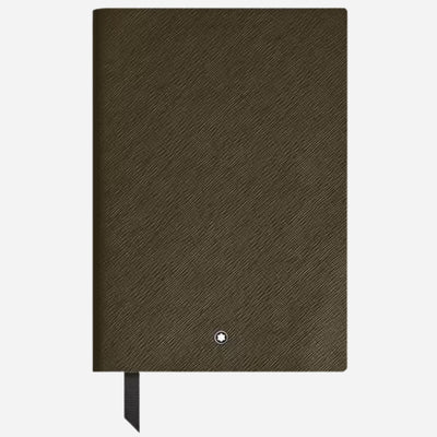 The Montblanc Fine Stationery Medium Velvet Green Sartorial Leather Notebook with Lined Pages by Montblanc.