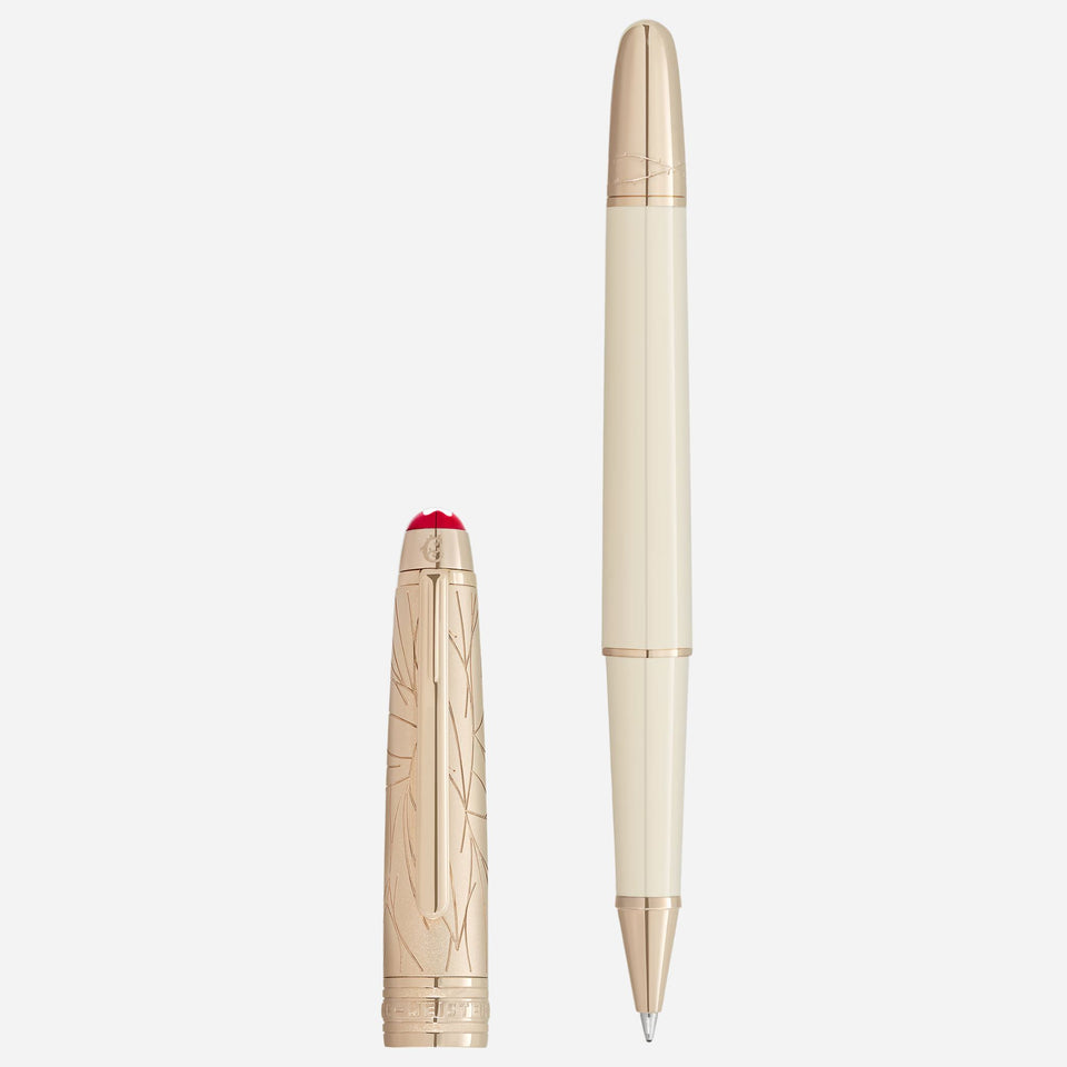 The Meisterstück Doué Classique Ivory Romeo & Juliet Rollerball Pen by Montblanc.