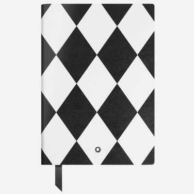 The Fine Stationery #146 Great Characters Homage to Queen Black and White Leather Lined Notebook by Montblanc.