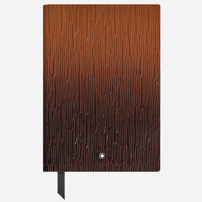 The Fine Stationery Medium Fauve Sfumato Corteccia Leather Notebook with Blank Pages by Montblanc.