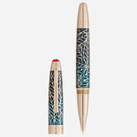 The Meisterstück Solitaire LeGrand Teal Romeo & Juliet Rollerball Pen by Montblanc.