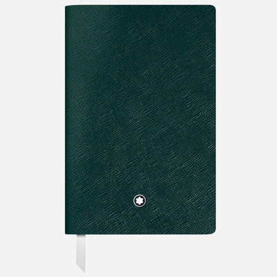 The Fine Stationery Small British Green Sartorial Leather Notebook with Lined Pages by Montblanc.