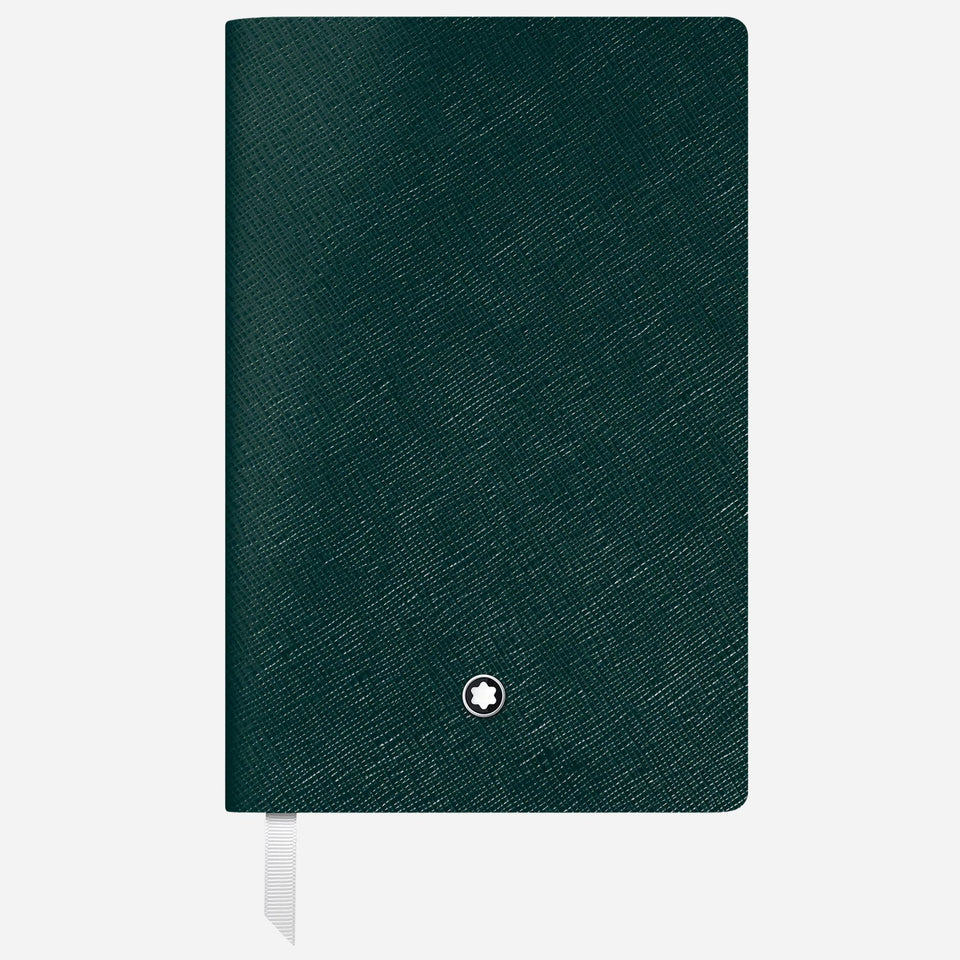 The Fine Stationery Small British Green Sartorial Leather Notebook with Lined Pages by Montblanc.