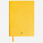 The Fine Stationery Medium Modena Yellow Sartorial Leather Notebook with Lined Pages by Montblanc.