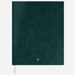 The Fine Stationery Large British Green Sartorial Leather Notebook with Lined Pages by Montblanc.
