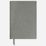 The Fine Stationery Medium Warm Grey Sartorial Leather Notebook with Lined Pages by Montblanc.
