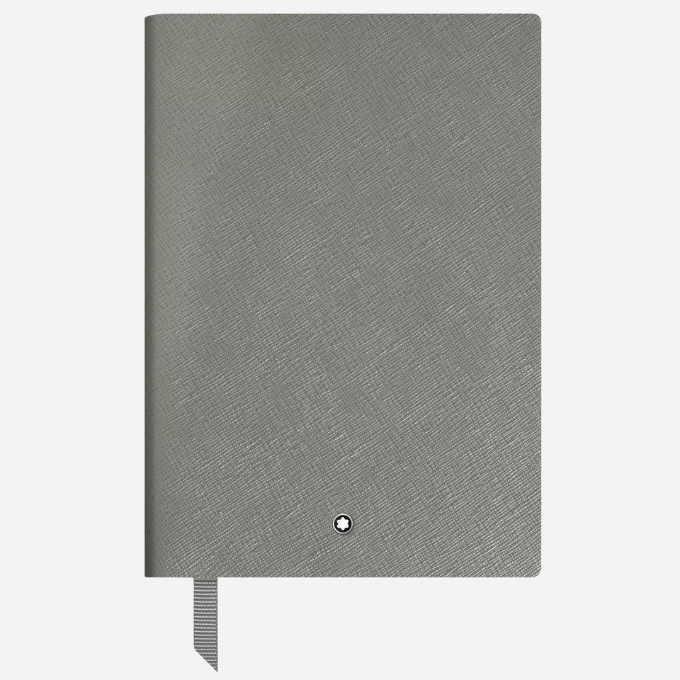 The Fine Stationery Medium Warm Grey Sartorial Leather Notebook with Lined Pages by Montblanc.