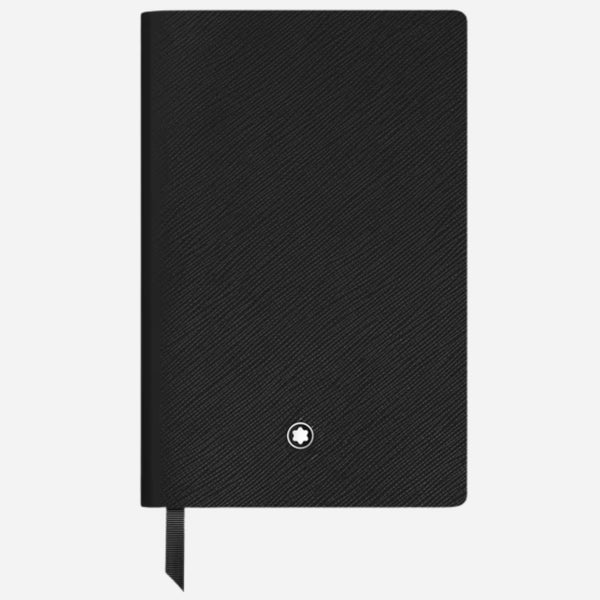 The Montblanc Fine Stationery Small Black Sartorial Leather Notebook with Lined Pages by Montblanc.