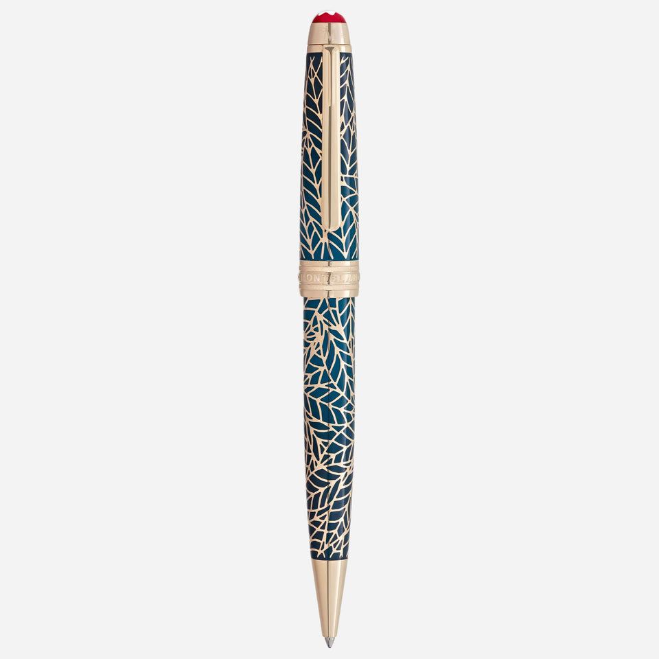 The Meisterstück Solitaire Teal Romeo & Juliet Midsize Ballpoint Pen by Montblanc.