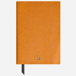 The Montblanc Fine Stationery Medium Saffron Yellow Sartorial Leather Notebook with Lined Pages by Montblanc.