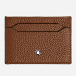 The Montblanc 5CC Fauve Grain Leather Card Holder by Montblanc.