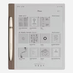 The 64 GB Digital Paper Tablet in Elixir Gold with Digital Pen by Montblanc.