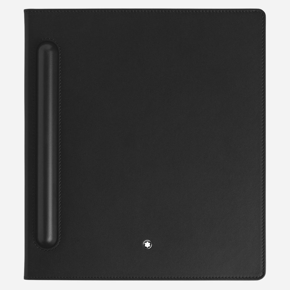 The Black Leather Digital Paper Folio by Montblanc.