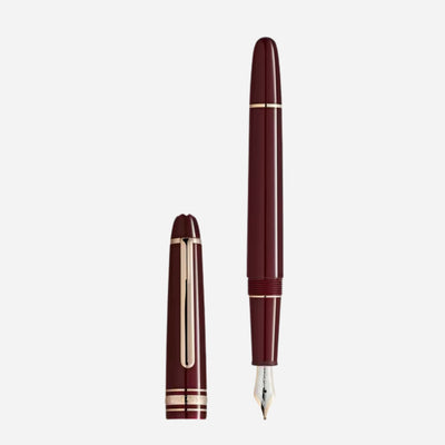 The Burgundy Red Meisterstück Classique Fountain Pen by Montblanc.