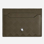 The Extreme 3.0 Khaki Leather 5CC Card Holder by Montblanc.