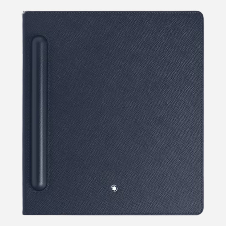The Montblanc Ink Blue Leather Digital Paper Folio by Montblanc.