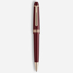 The Meisterstück Burgundy Red Midsize Ballpoint Pen by Montblanc.