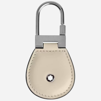 The Montblanc Meisterstück Cloudy Beige Leather Key Fob by Montblanc.