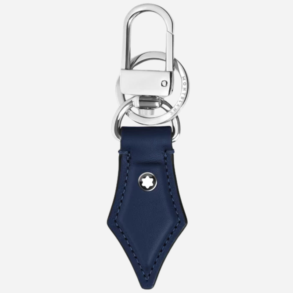 The Montblanc Meisterstück Ink Blue Leather Nib Key Holder by Montblanc.