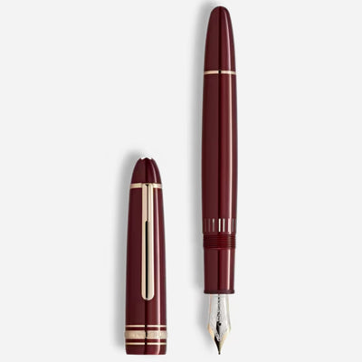 The Montblanc Meisterstück LeGrand Burgundy Red Fountain Pen F by Montblanc.