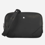 The Meisterstück Mini Black Leather Cross Body Bag by Montblanc.