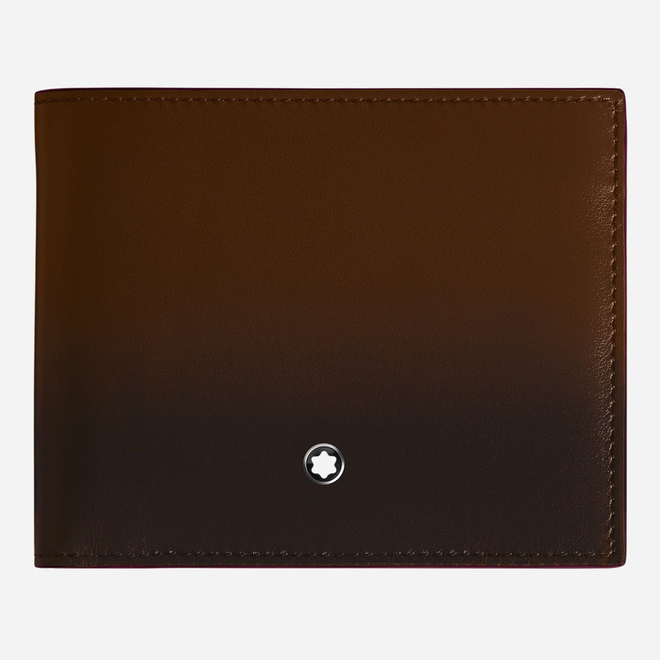 The Meisterstück Sfumato Brown Leather 6CC Wallet by Montblanc.