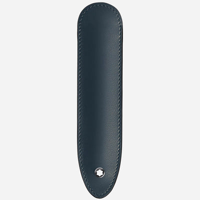 The Meisterstück Velvet Blue 1-Pen Sleeve by Montblanc.